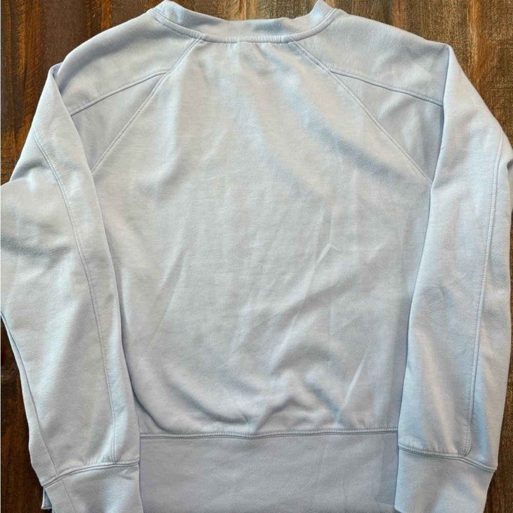 Yogalicious Women’s Size Small Light Blue Scuba Prodigy Pullover Sweatshirt EUC - Picture 3 of 3